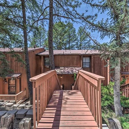 Forested Ruidoso Condo With Deck And Fireplace! Exterior foto