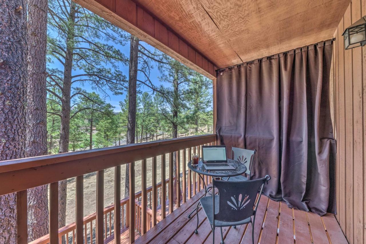 Forested Ruidoso Condo With Deck And Fireplace! Exterior foto